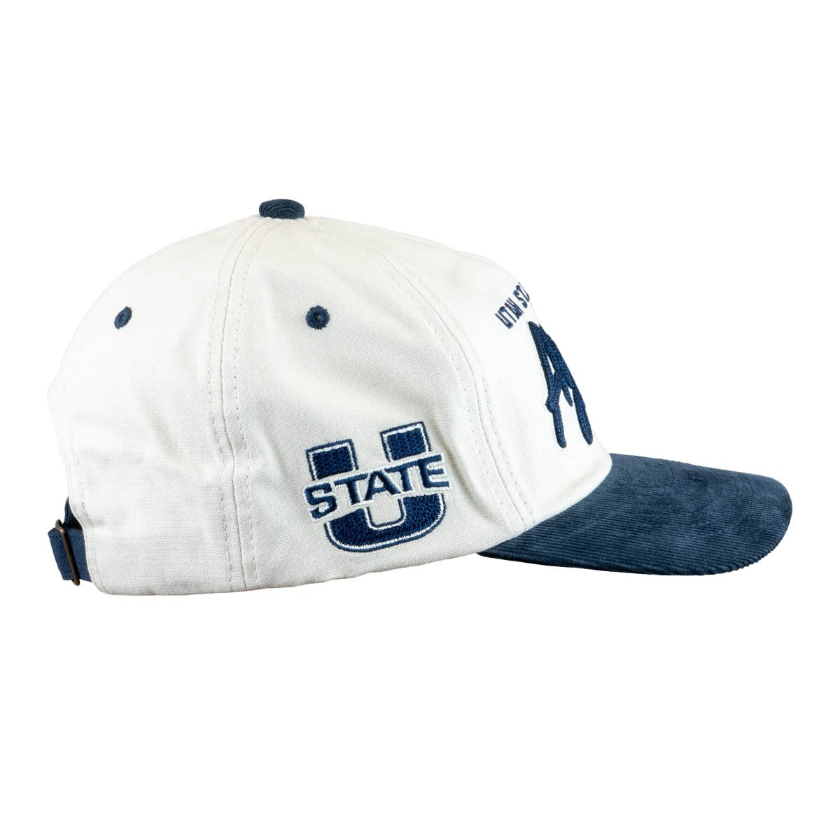 Utah state aggies script embroidered adjustable cap
